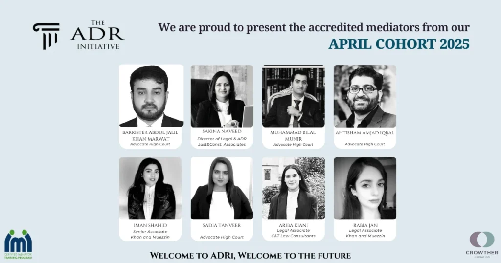 We are Proud to Present the Accredited Mediators from our April Cohort 2025